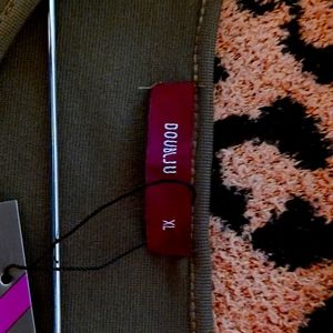 Doublju Women's olive green dress.